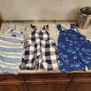 Boys short overalls